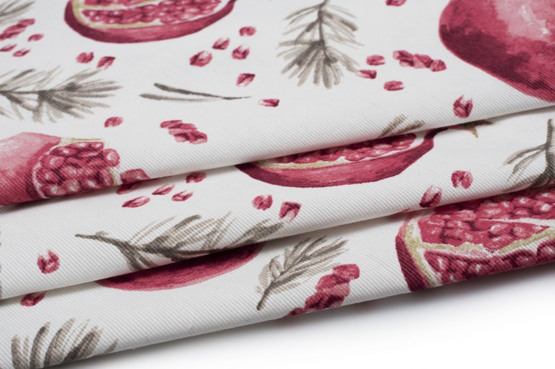 Καρές Polycotton Αλέκιαστος 90x90εκ. Pomegranate 458 White DimCol (Χρώμα: Λευκό, Ύφασμα: 70% Βαμβάκι-30% Polyester) - DimCol - 33313356001